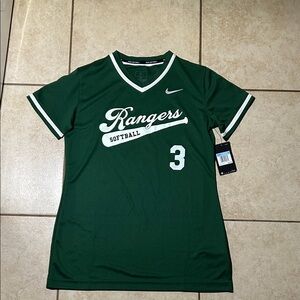 Nike Green Rangers Softball Top